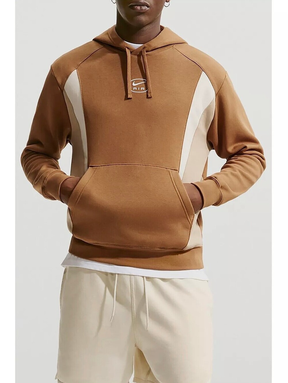 Nike Sportswear Air Icon Hoodie Sweatshirt NWT Brown Mens Medium